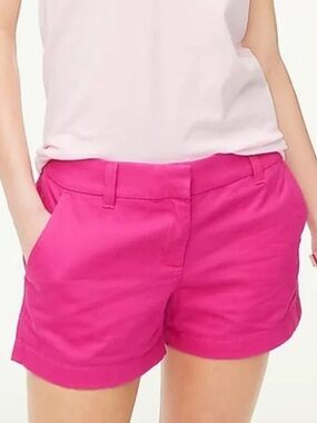 J crew pink 3 1/2 shorts